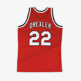 Clyde Drexler Portland Trail Blazers 83-84 HWC Swingman Jersey - Red