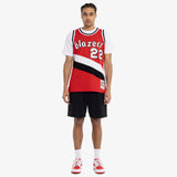 Clyde Drexler Portland Trail Blazers 83-84 HWC Swingman Jersey - Red