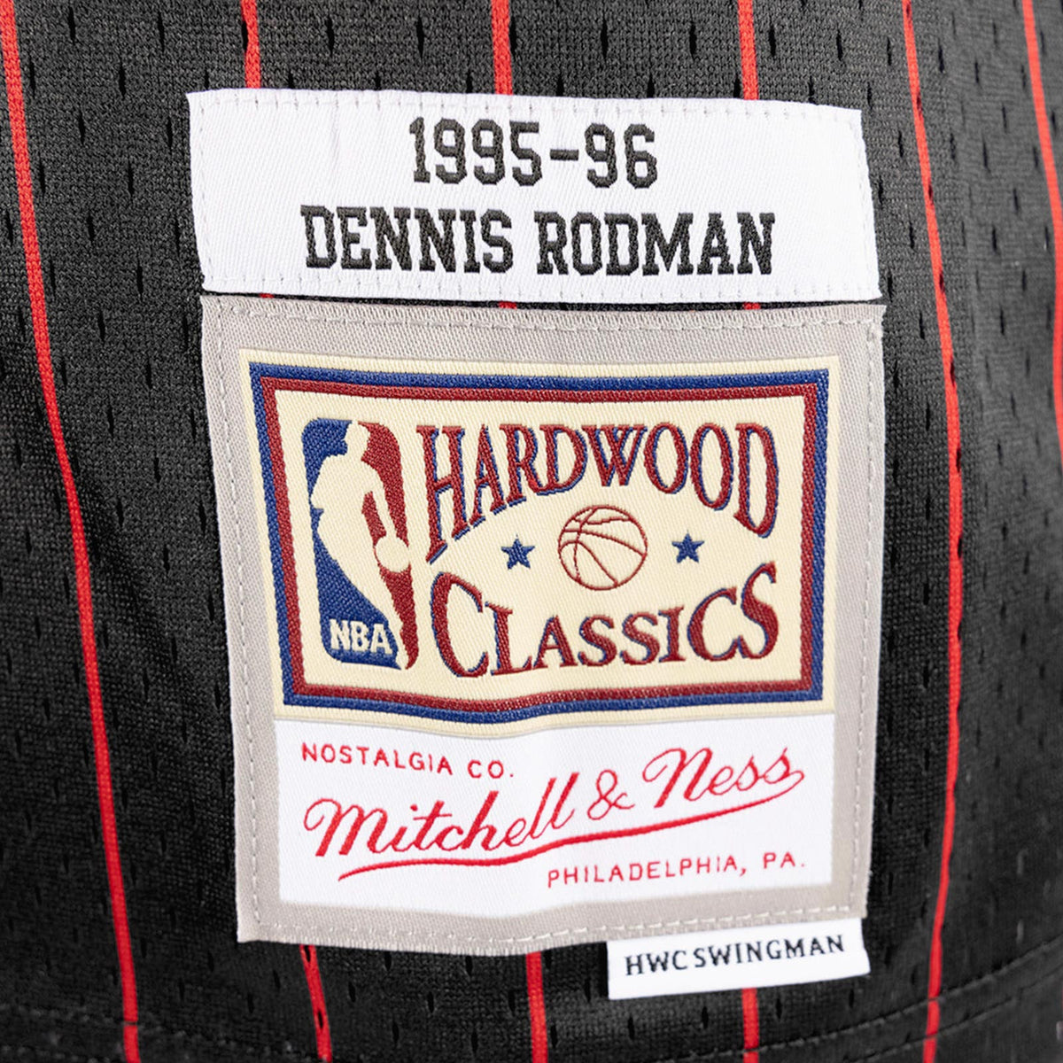 Adidas Dennis Rodman Chicago Bulls 1995-96 Hardwood Classic Jersey Men's Sz  S