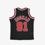 Dennis Rodman Chicago Bulls 97-98 HWC Youth Swingman Jersey - Black
