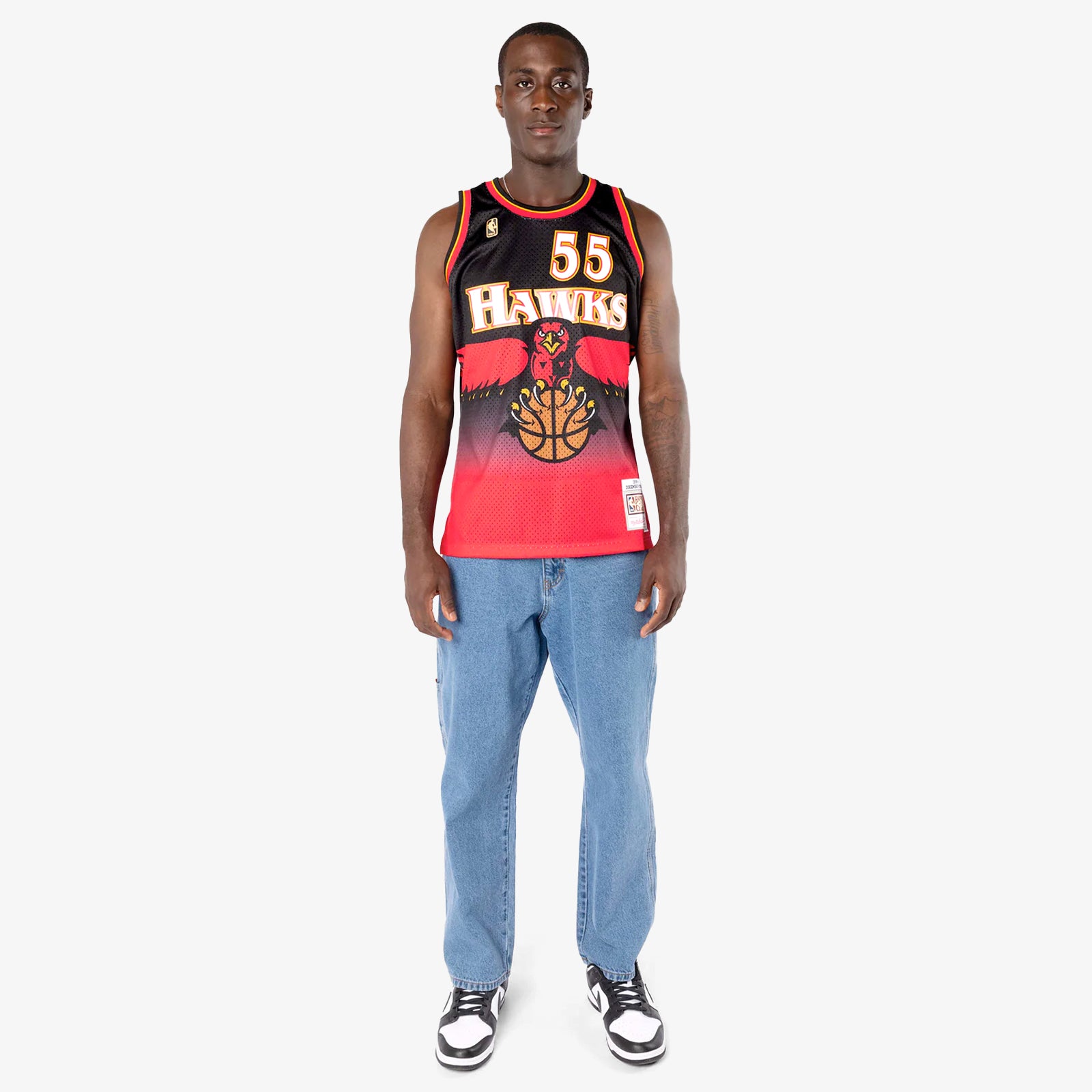 Dikembe Mutombo Swingman Jersey - White, Unbranded