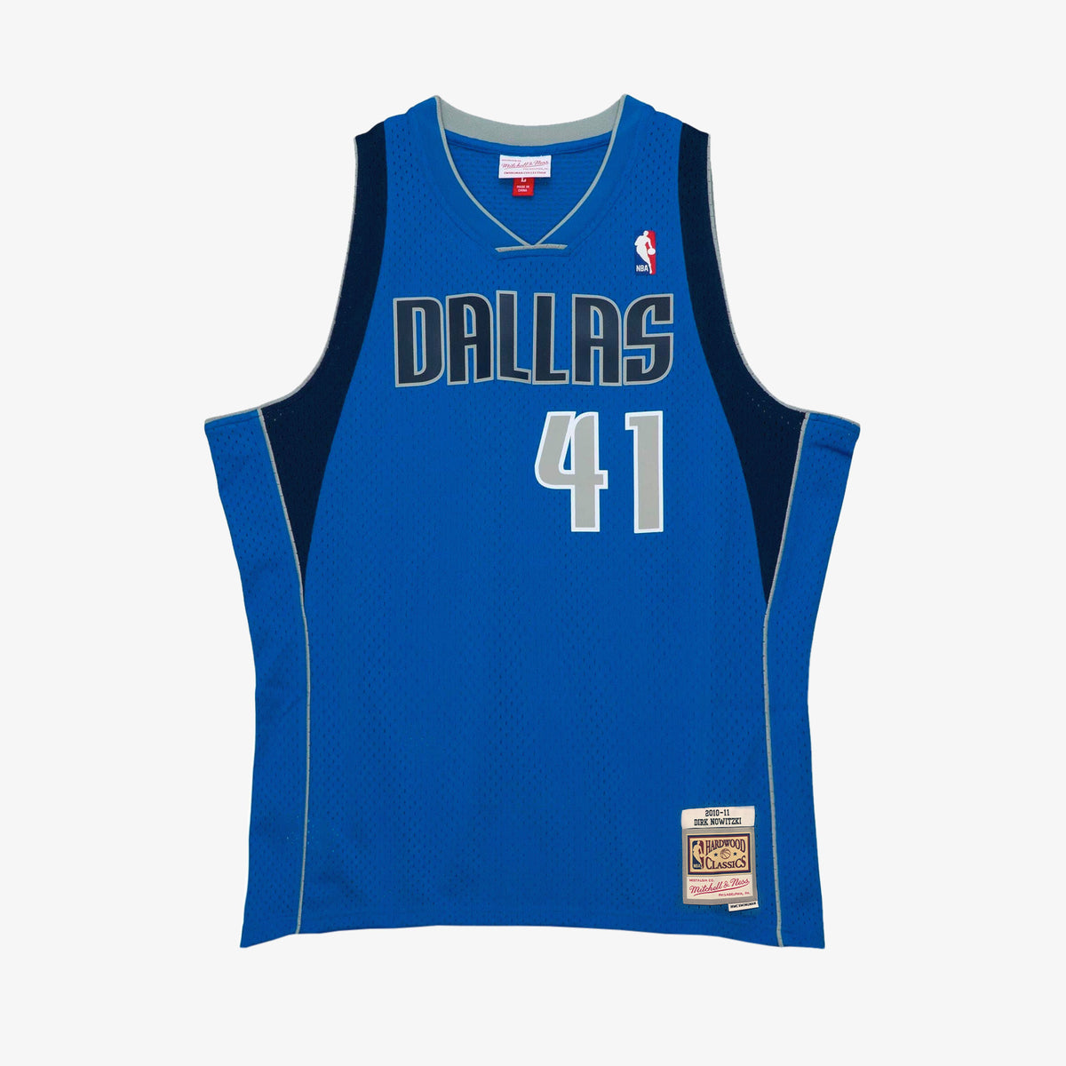 Dirk Nowitzki Dallas Mavericks 10-11 HWC Swingman Jersey - Blue