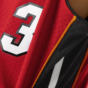 Dwyane wade red throwback jersey discount
