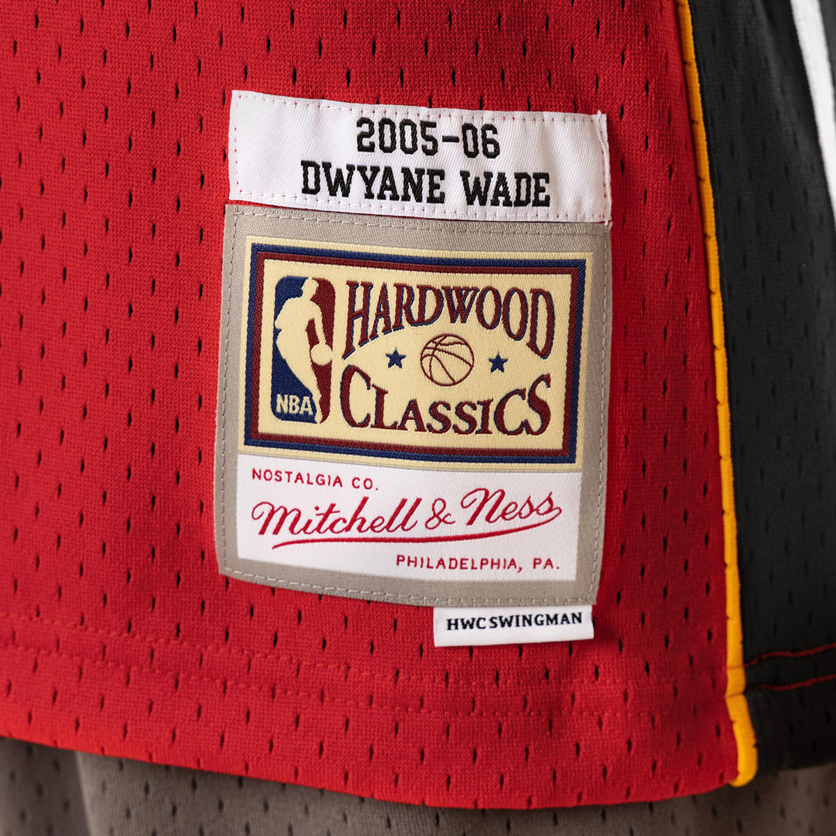 Miami Heat NBA Dwyane Wade 2012 Road Hardwood Classics Swingman Jersey By  Mitchell & Ness