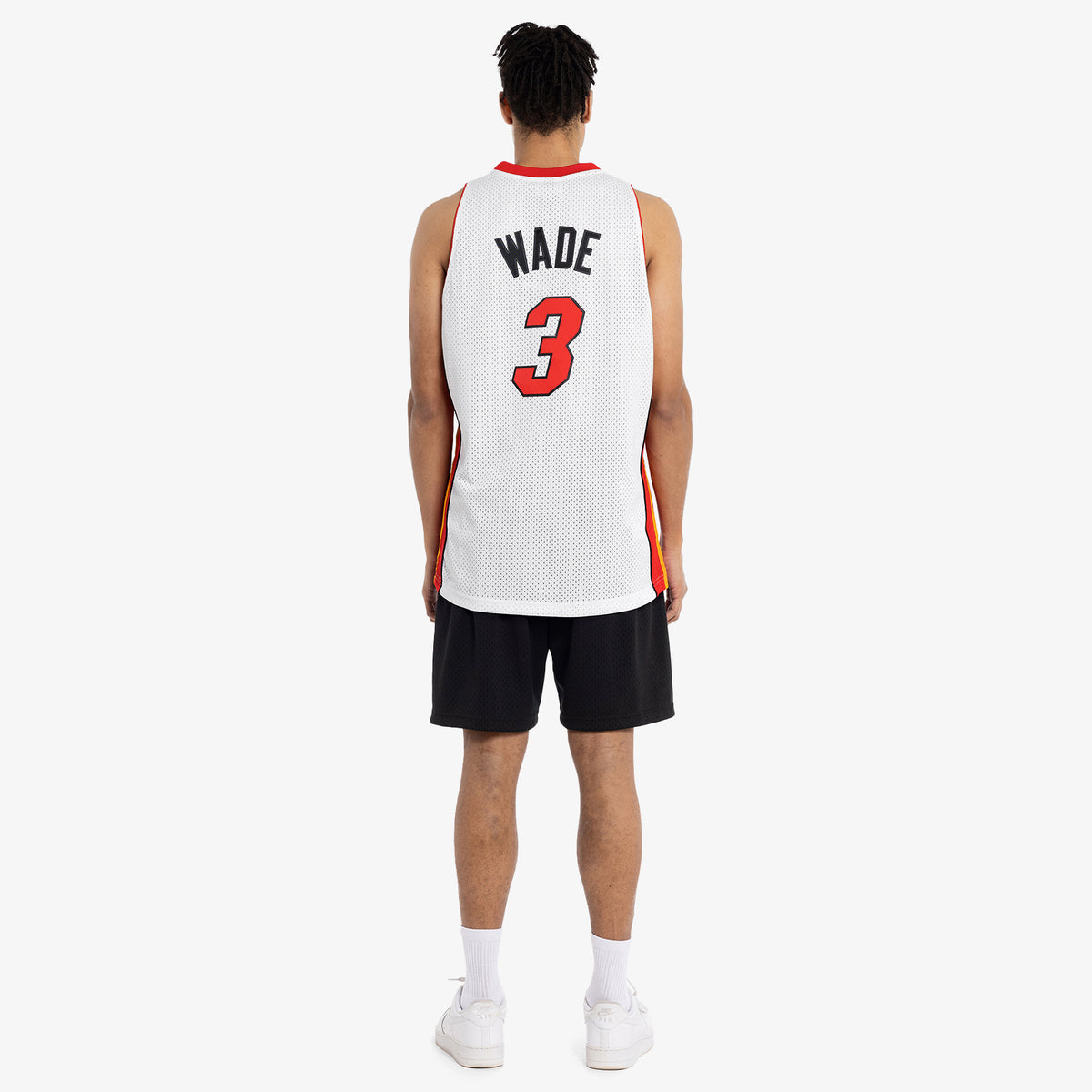 Adidas Dwayne Wade Miami Heat Swingman Jersey Red Mens Size 