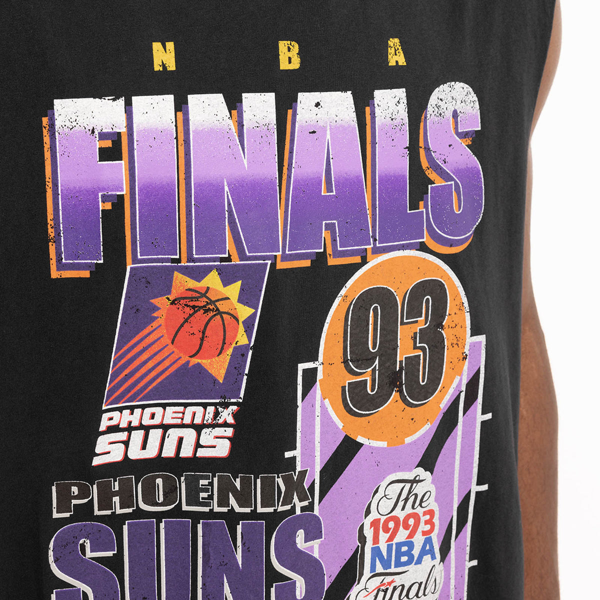 Phoenix Suns 1993 Finals Muscle Tank - Faded Black