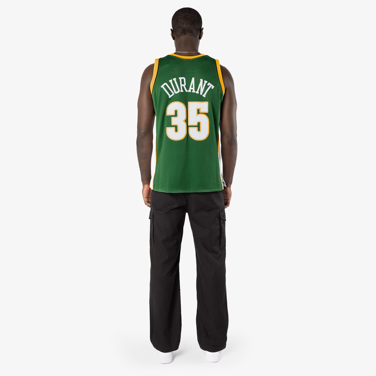 Mitchell & Ness Kevin Durant Seattle Supersonics Jersey Tank Top in Green  for Men
