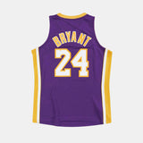 Kobe Bryant Los Angeles Lakers Road 08-09 NBA Finals Authentic Hardwood Classic Jersey - Purple