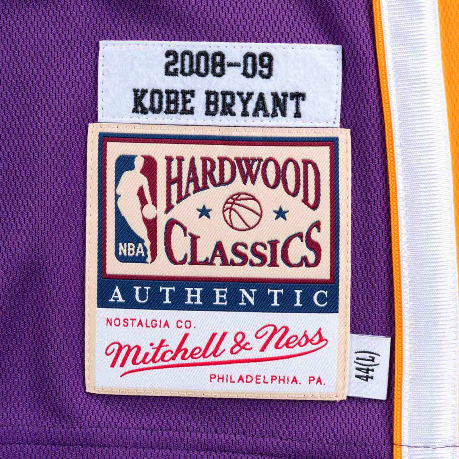 Adidas Swingman Los Angeles Lakers Kobe Bryant HWC Hardwood Classics Jersey  S
