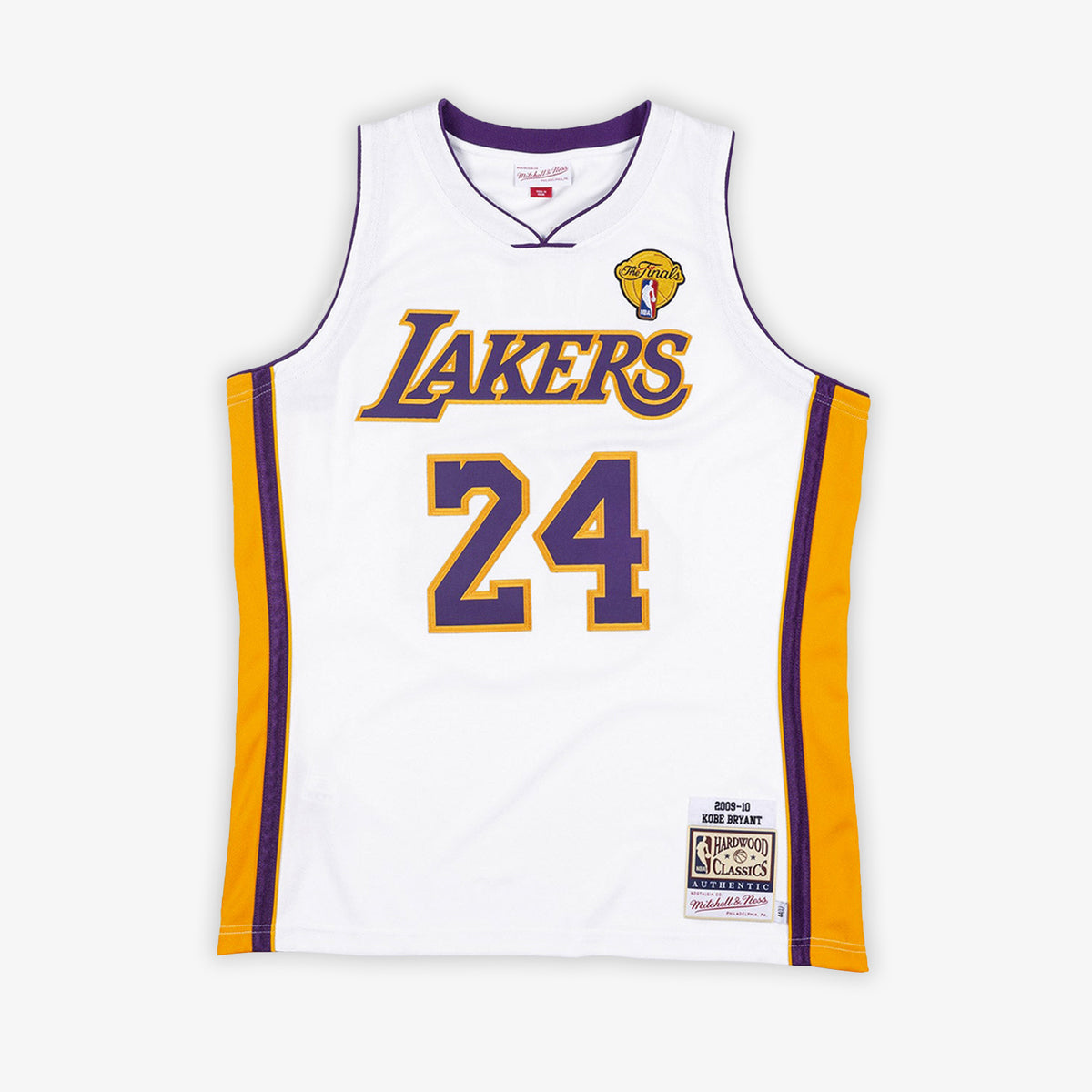Kobe Bryant Los Angeles Lakers Alternate 09-10 NBA Finals Authentic Hardwood Classic Jersey - White