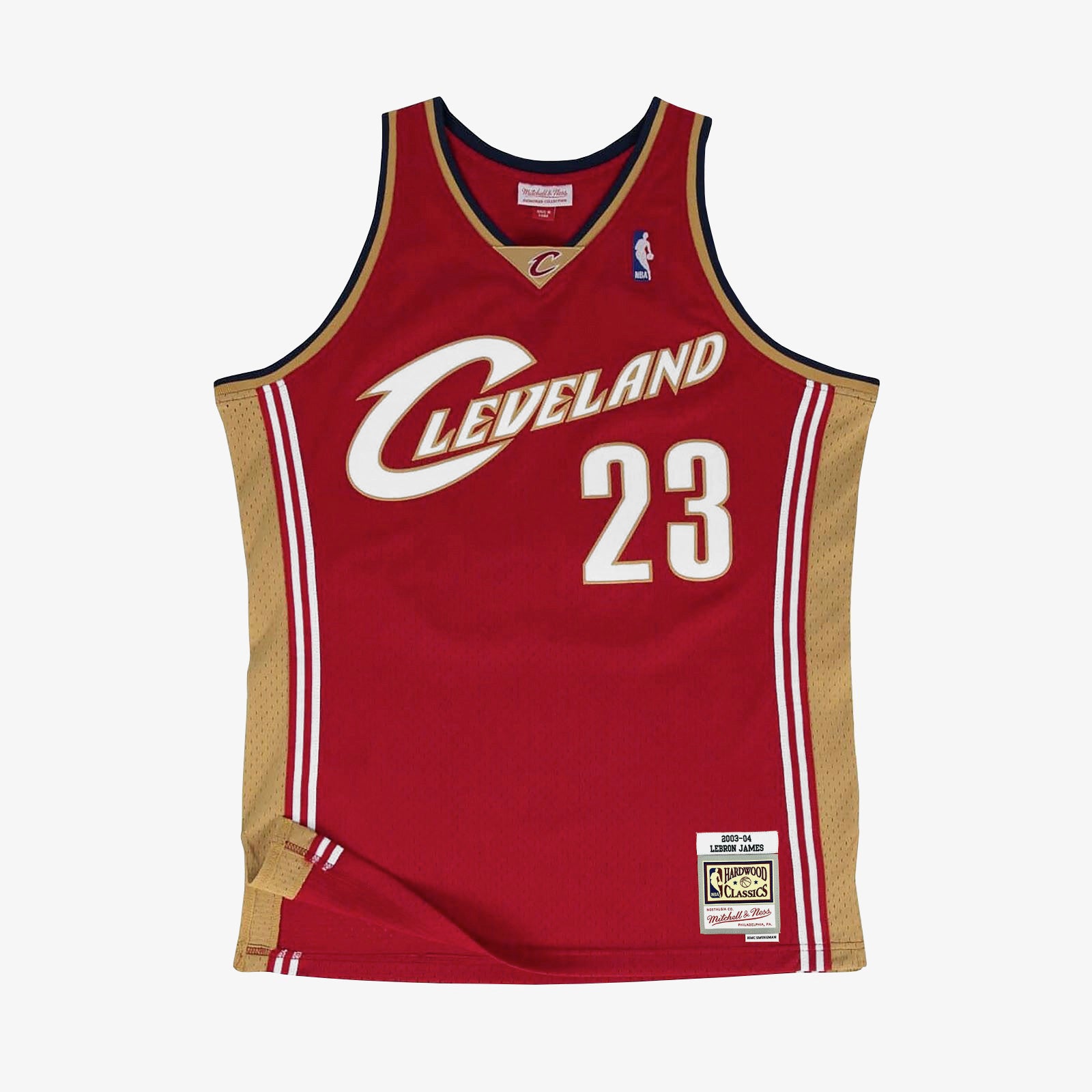 Cleveland Cavaliers LeBron James 2003-04 Hardwood Classics Swingman Jersey  - Red Youth