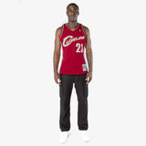 LeBron James Cleveland Cavaliers 03-04 HWC Swingman Jersey - Red