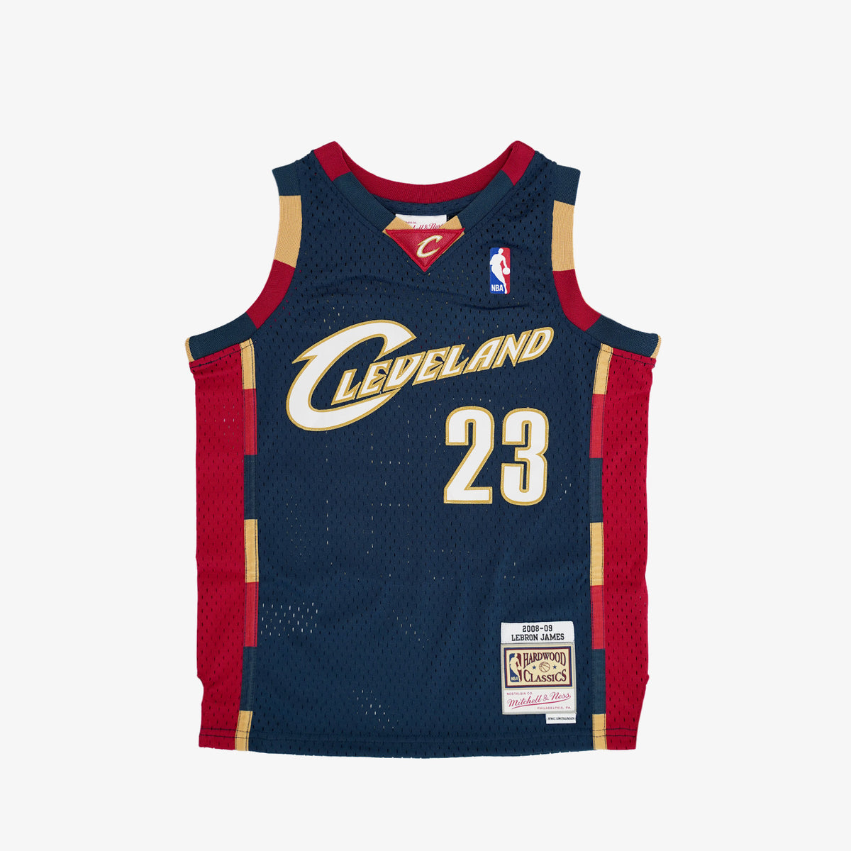 Cleveland Cavaliers 23 LeBron James NBA Adidas Navy Basketball Jersey Men's  L