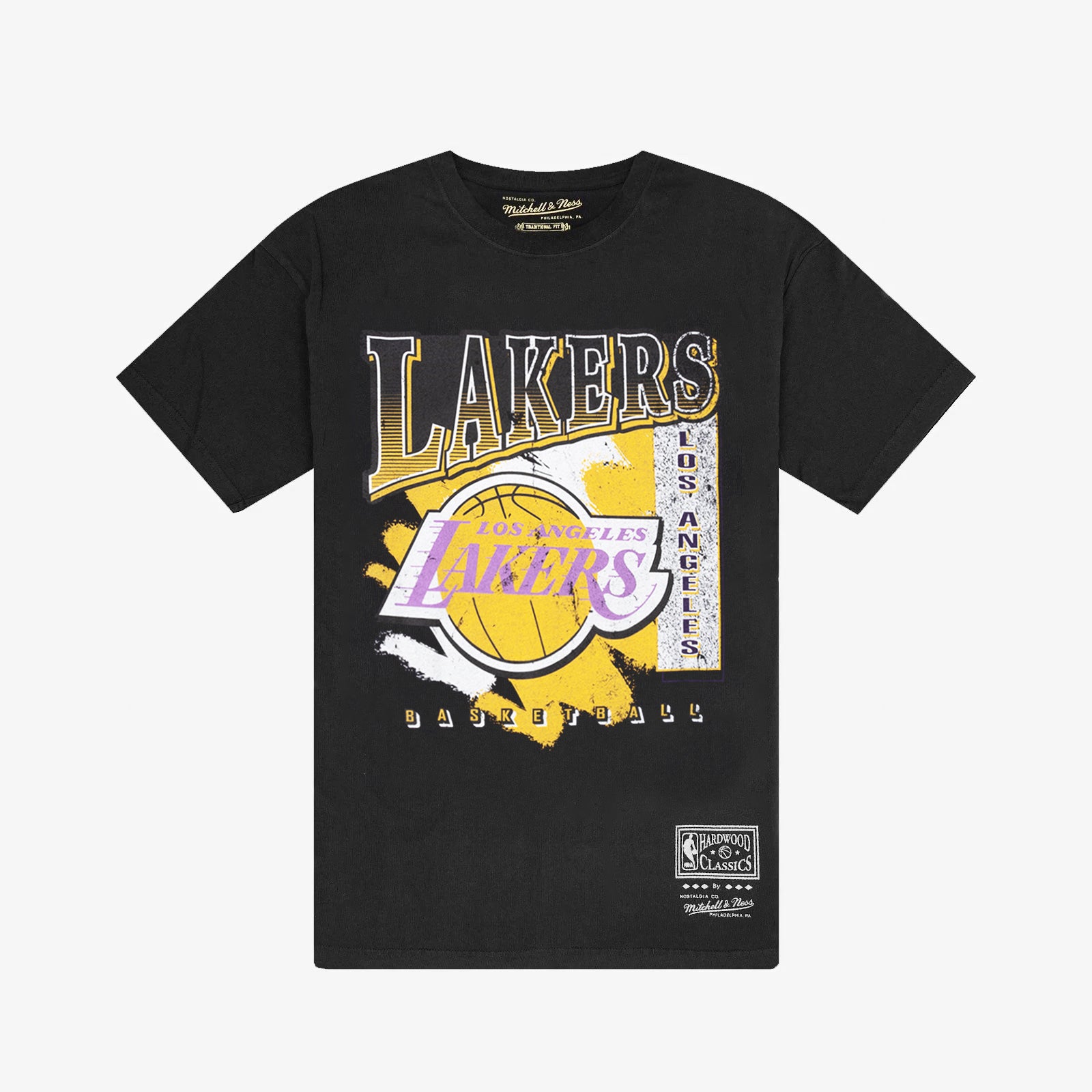 Women's Mitchell & Ness Black/White Los Angeles Lakers Hardwood