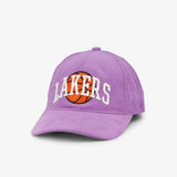 Los Angeles Lakers Cord Arch Deadstock Snapback - Purple