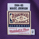 Magic Johnson Los Angeles Lakers 84-85 HWC Swingman Jersey - Purple