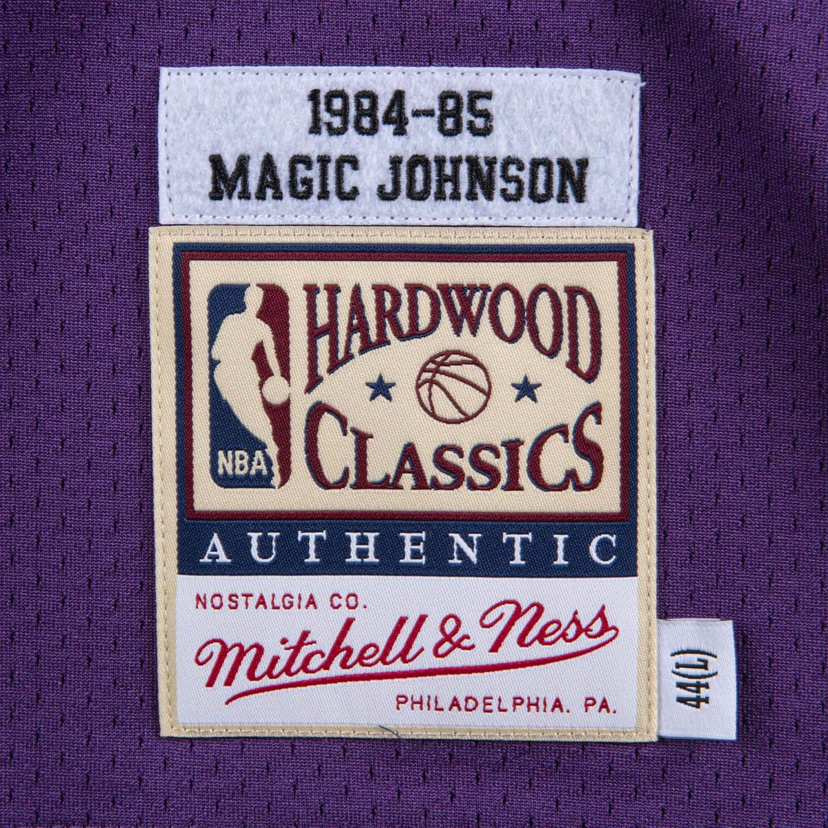 Magic Johnson Los Angeles Lakers 84-85 HWC Swingman Jersey