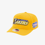 Los Angeles Lakers Oh Word Classic Redline Snapback - Yellow