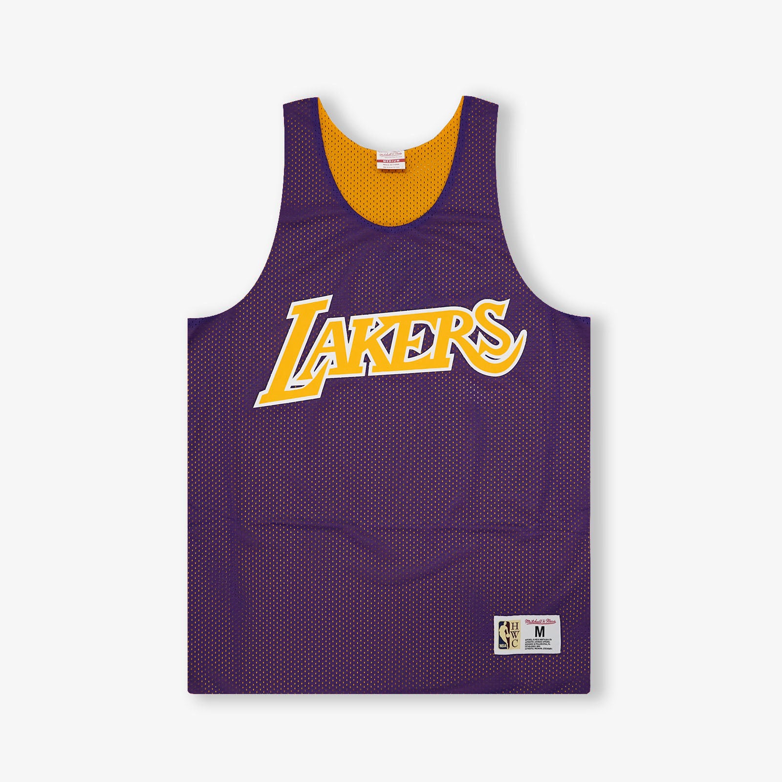 Los Angeles Lakers Reversible Tank - Purple/Yellow - Throwback