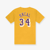 Shaquille O'Neal Los Angeles Lakers Sports Illustrated Tee - Faded Yellow