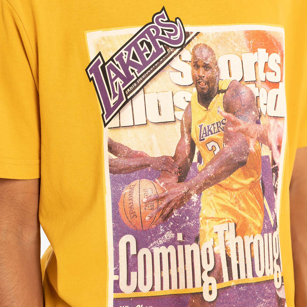 Shaquille O&#39;Neal Los Angeles Lakers Sports Illustrated Tee - Faded Yellow