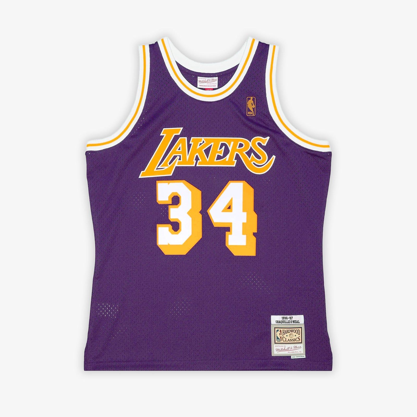 Shaquille O'Neal Los Angeles Lakers Mitchell & Ness Hardwood