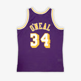 Los Angeles Lakers Shaquille O’Neal 96-97 HWC Swingman Jersey - Purple