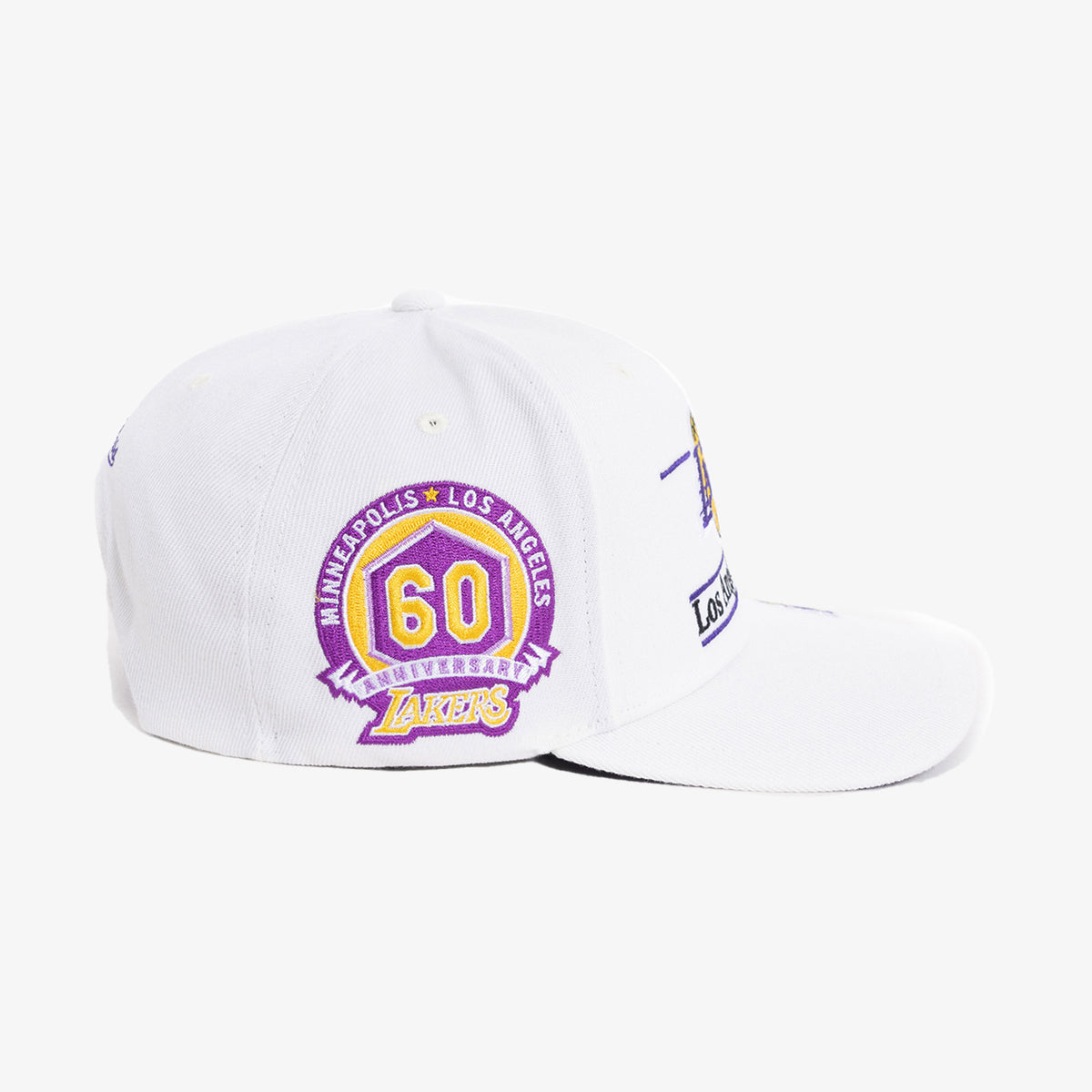 Los Angeles Lakers Show Up Classic Redline Snapback - Off White