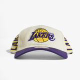 Los Angeles Lakers Side Sweep Deadstock Snapback - Off White