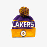 Los Angeles Lakers Team Pom Beanie- Purple