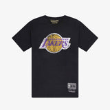 Los Angeles Lakers Vintage HWC Big Logo Colour Tee - Faded Black