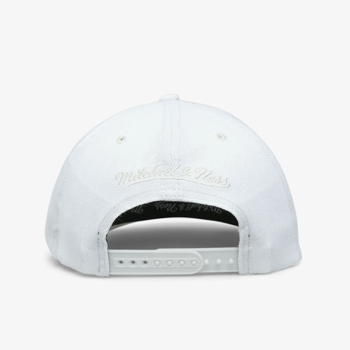 LA Lakers Hat - Black White Logo Redline NBA Snapback Cap - Mitchell & Ness
