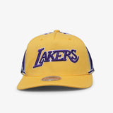 Los Angeles Lakers XL Short Hook Classic Redline Snapback - Yellow