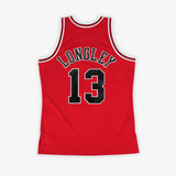 Luc Longley Chicago Bulls 97-98 HWC Swingman Jersey - Red