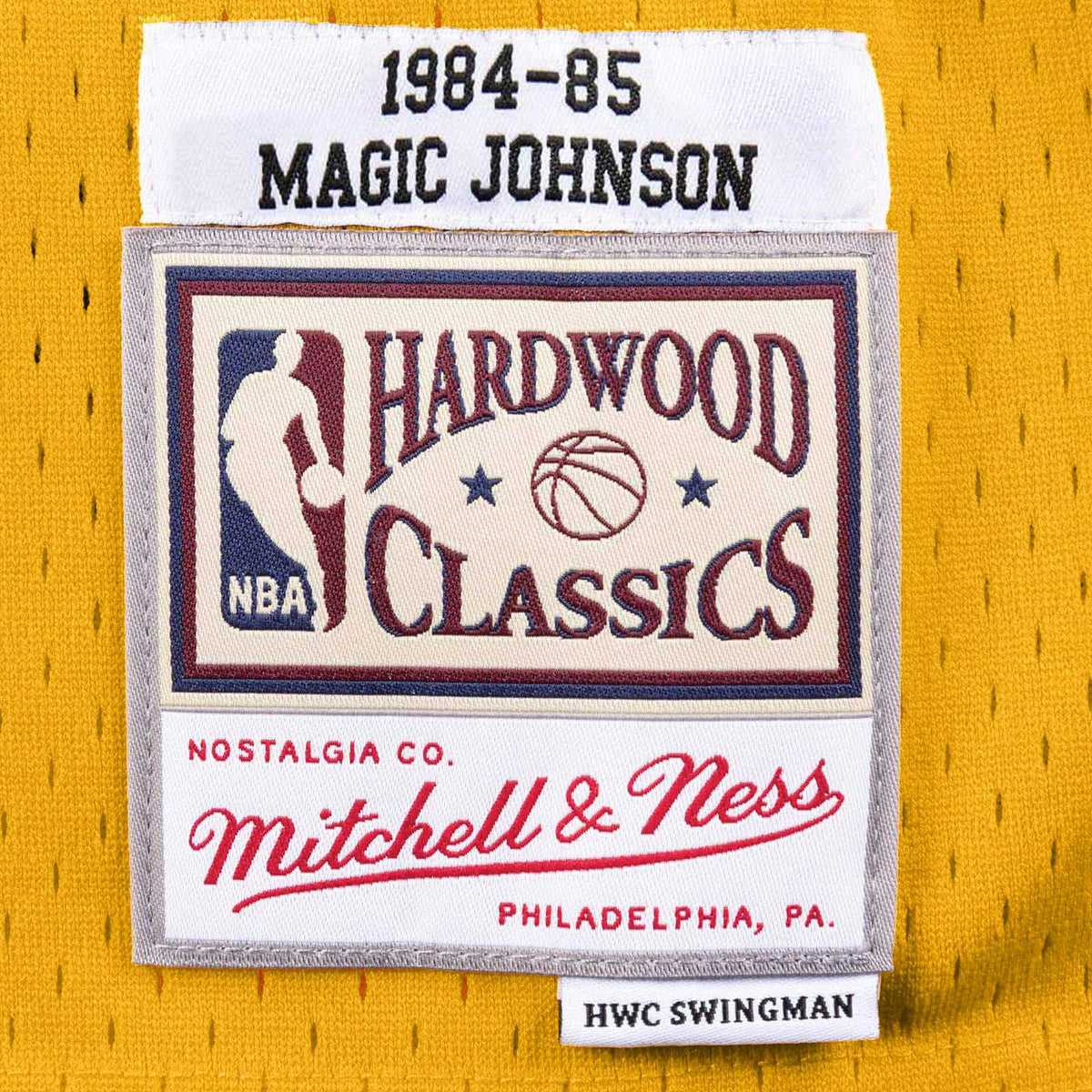 Magic Johnson Los Angeles Lakers Mitchell & Ness 1984-85