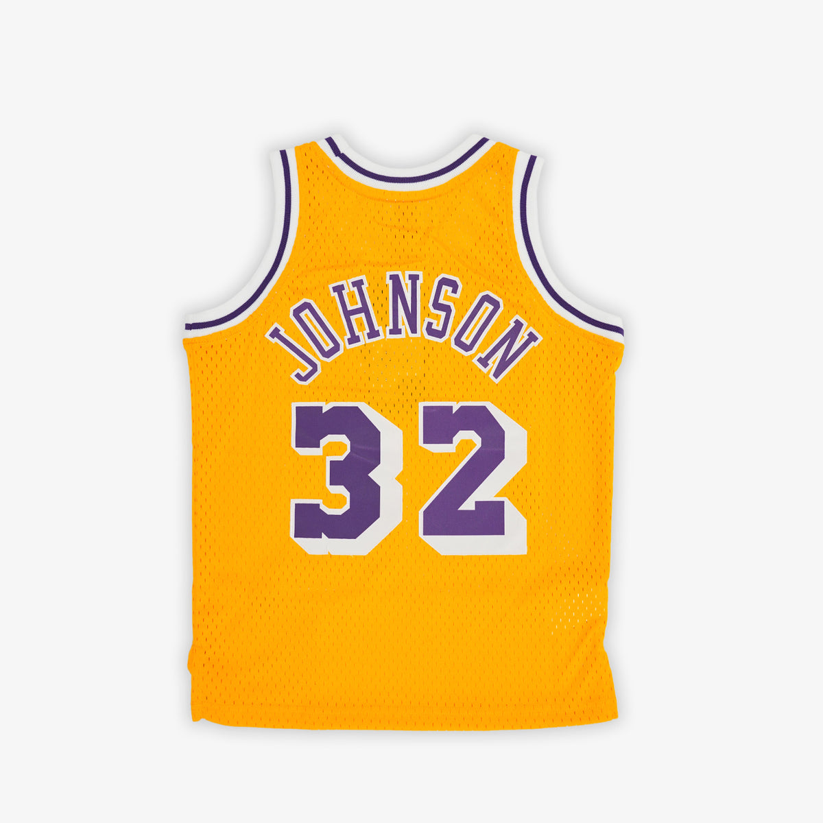 Magic Johnson Los Angeles Lakers 84-85 HWC Youth Swingman Jersey - Yellow