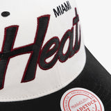 Miami Heat Team Script Deadstock Snapback - Off White