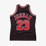 Michael Jordan Chicago Bulls Alternate 1995-96 Authentic Hardwood Classic Jersey - Black