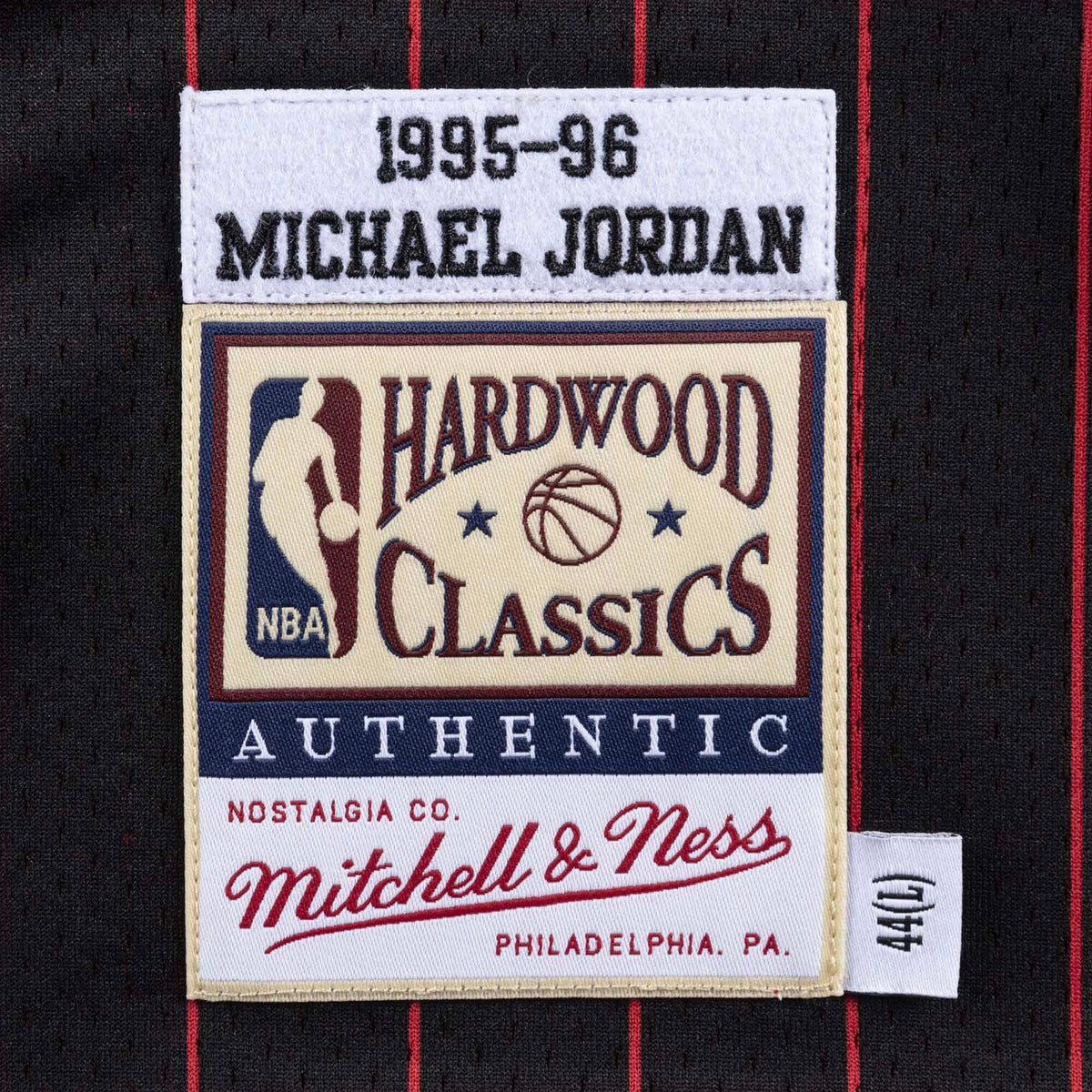 Mitchell & Ness Authentic Michael Jordan '96 Alternate Pinstripe