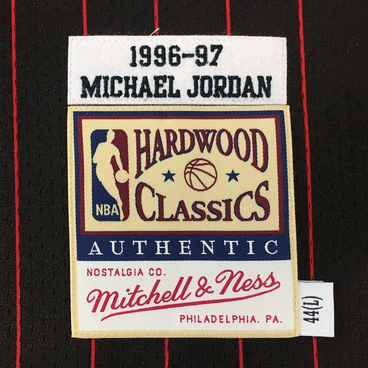 Michael Jordan Chicago Bulls Alternate 1996-97 Authentic Hardwood Classic Jersey - Black