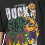 Milwaukee Bucks Fear The Deer Tee - Black