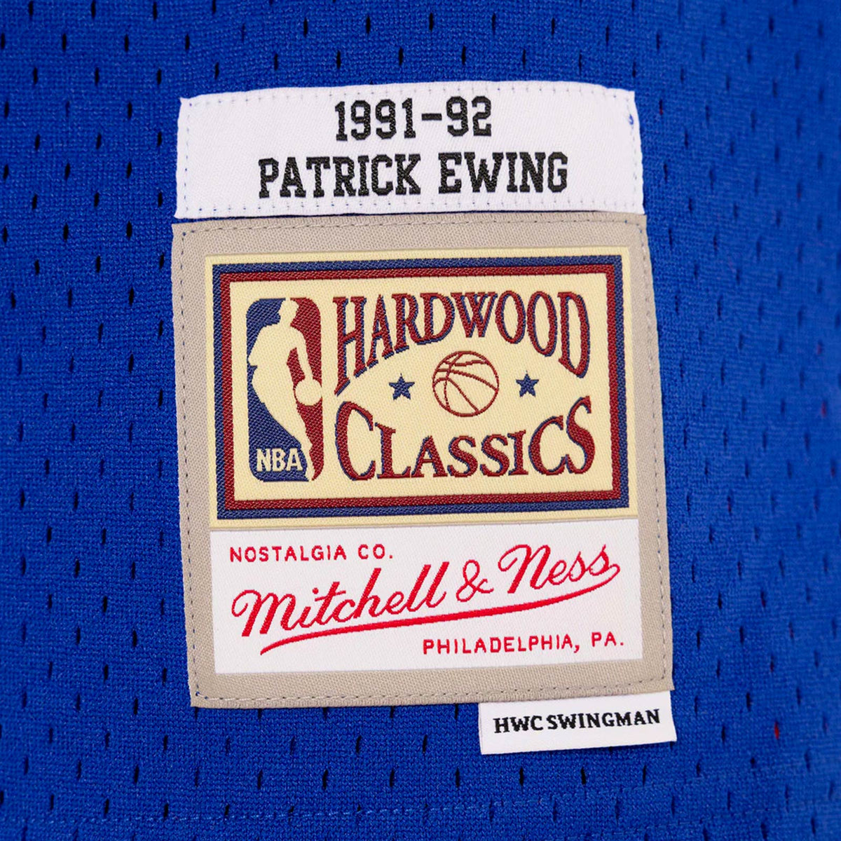 Mitchell & Ness NBA New York Knicks 91 92 Road Patrick Ewing