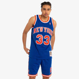 Patrick Ewing New York Knicks 91-92 HWC Swingman Jersey - Blue