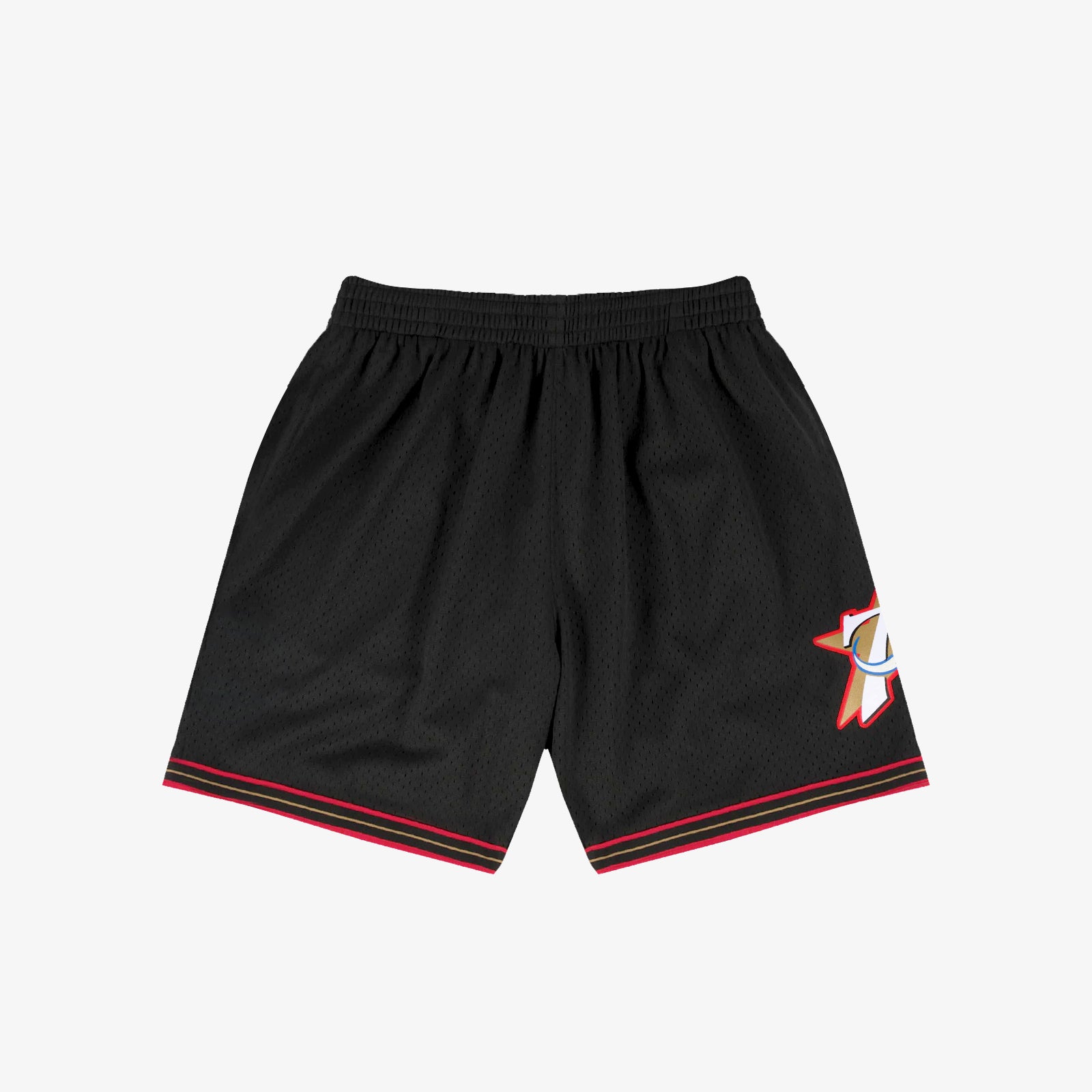 Philadelphia 76ers 00 01 HWC Swingman Shorts Black Throwback