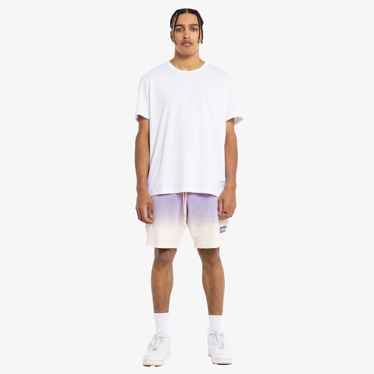 Phoenix Suns Run It Shorts - Purple/Worn White