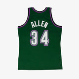 Ray Allen Milwaukee Bucks 96-97 HWC Swingman Jersey - Dark Green
