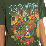 Seattle Supersonics Brush Off Tee - Faded Green