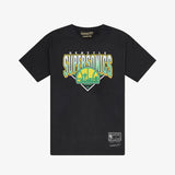 Seattle Supersonics Metallic Shadow Tee - Faded Black