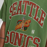 Seattle Supersonics Vintage HWC Ivy Arch Tee - Faded Green