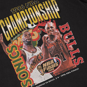 Mitchell And Ness Men NBA Chicago Bulls NBA Finals 1996 Tee black